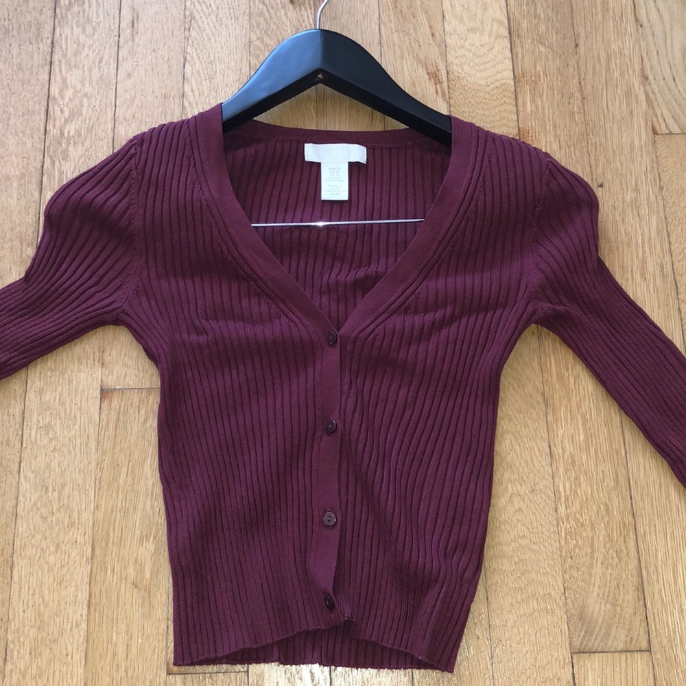 H&M Rib-knit Cardigan